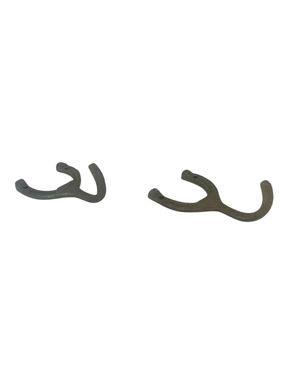 A Set of Wall Metal Horseshoe Hooks